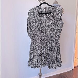 Free People Baby Doll Floral Dress